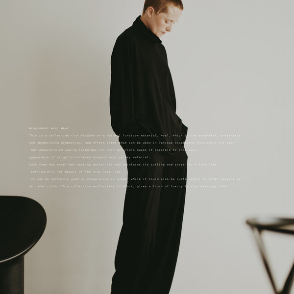 WRAPINKNOT wool wear 上下セット 1FA02698-0E3C-4617-8B23-