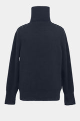 F/C/S big-coller knit L/S PO(PU301-MPO03) / DARK NAVY