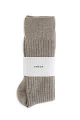 Wool Long Rib Socks (UM501-MSO01)