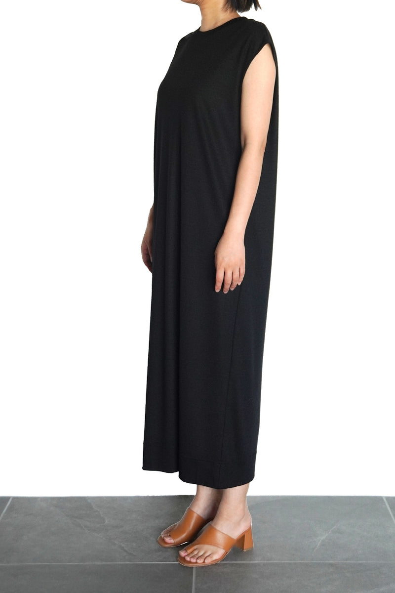 SLEEVELESS DRESS (WJ501-MCS21) / BLACK