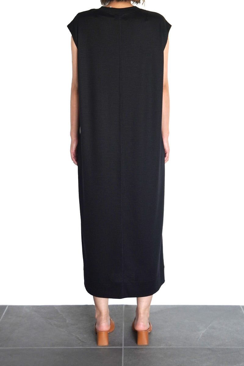 SLEEVELESS DRESS (WJ501-MCS21) / BLACK