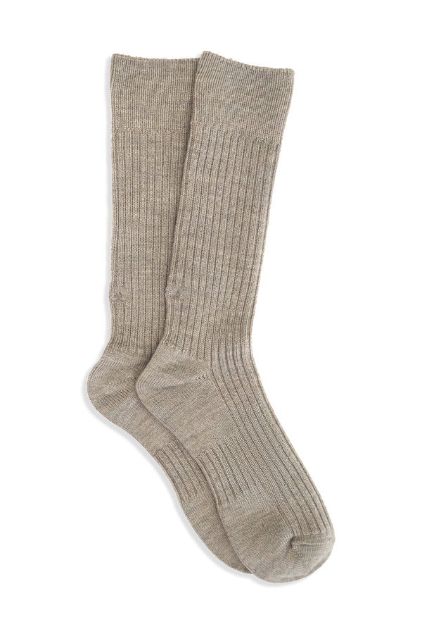 Wool Long Rib Socks (UM501-MSO01)
