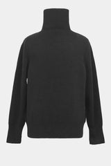 F/C/S big-coller knit L/S PO(PU301-MPO03) / CHARCOAL
