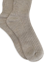 Wool Long Rib Socks (UM501-MSO01)