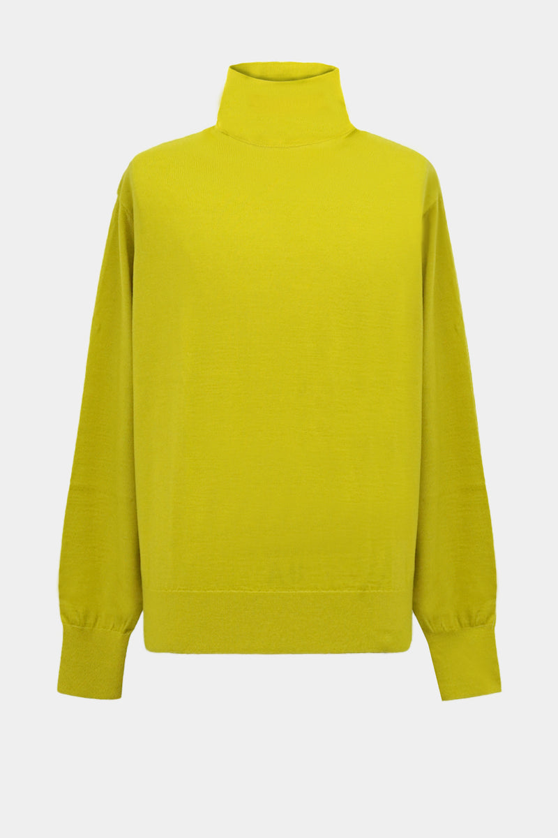 high-gauge high-neck knit L/S PO(PU501-MPO08) / YELLOW