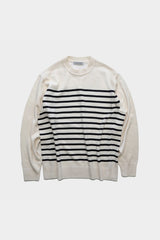 Border Crew Neck Knit (WK23S-MPO07)