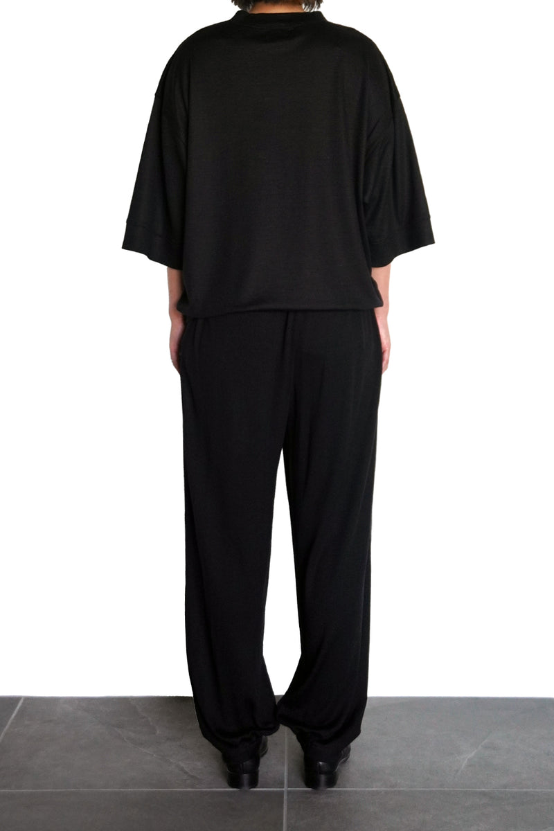 S/S BLOUSIGN TOPS (WJ501-MCS22) / BLACK