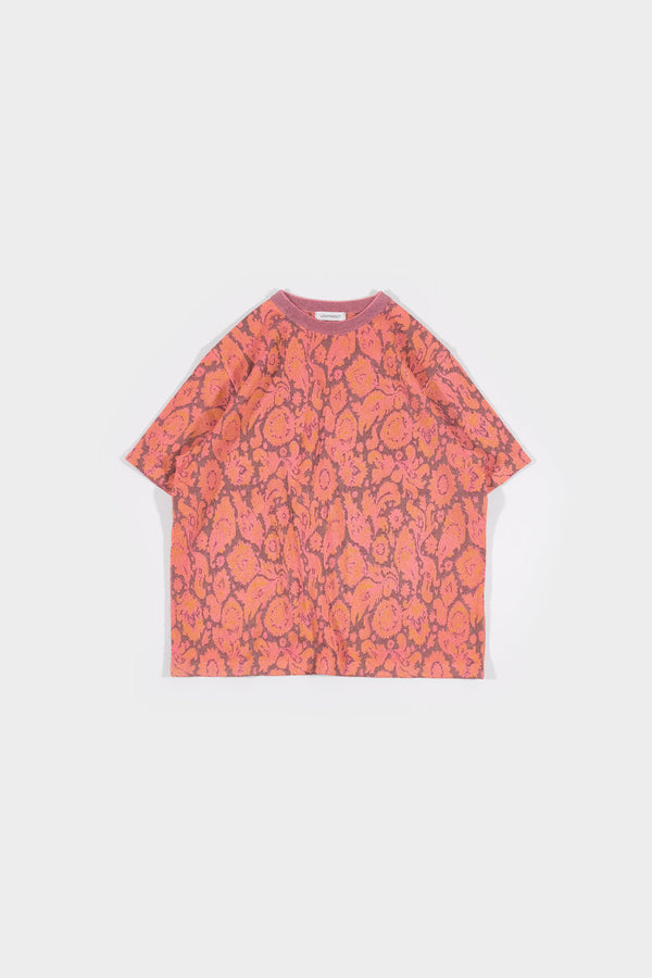 FLORAL PATTERN KNIT ART PULLOVER (WK124-MPO06)