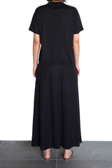 FLEAR MAXI SKIRT (WJ501-MCS18) / BLACK