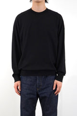 12GG CREW NECK PULLOVER (UM302-UPO12-BLK)