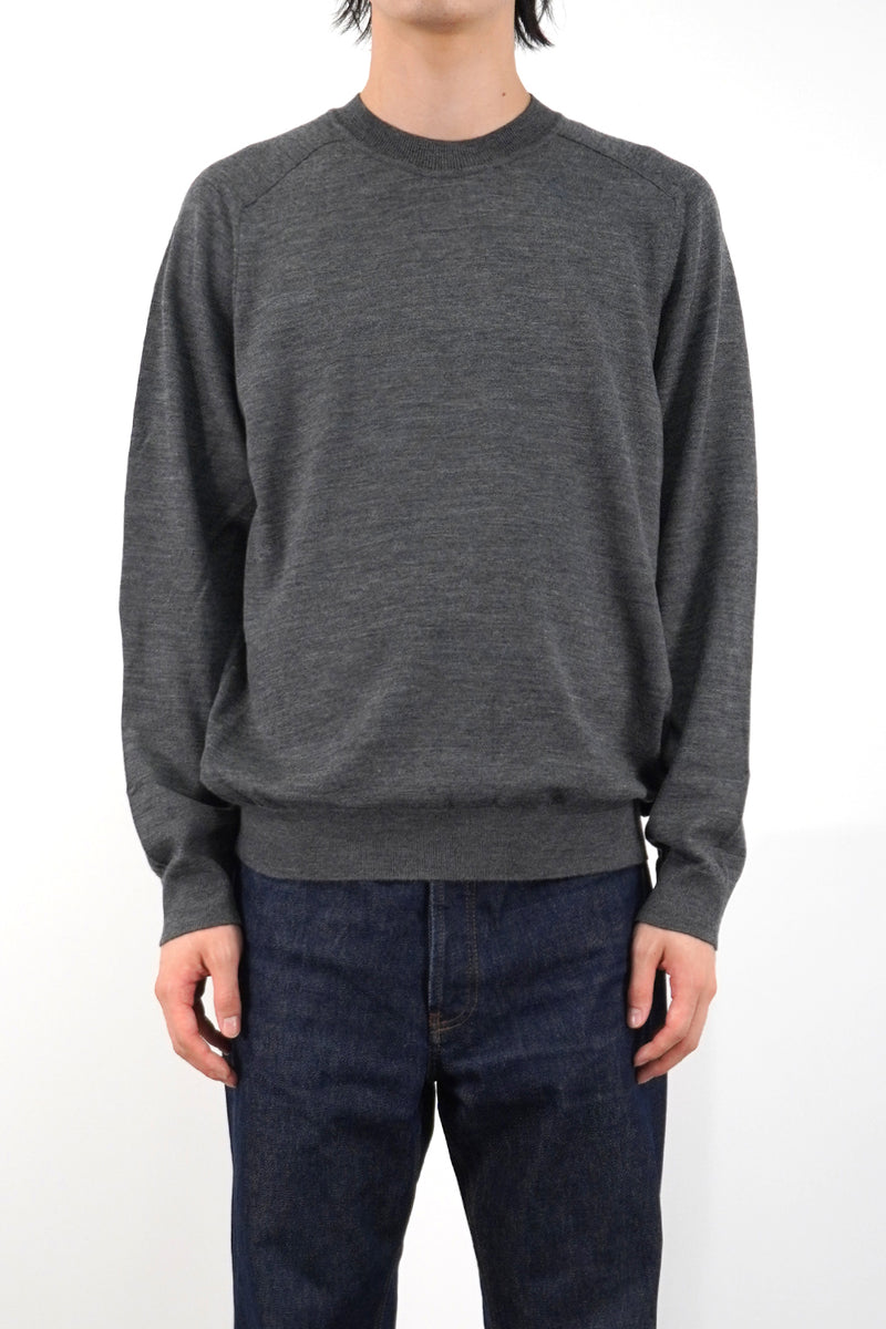 12GG CREW NECK PULLOVER (UM302-UPO12-GRY)