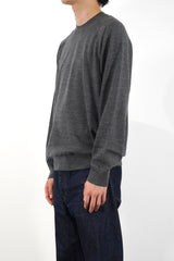 12GG CREW NECK PULLOVER (UM302-UPO12-GRY)