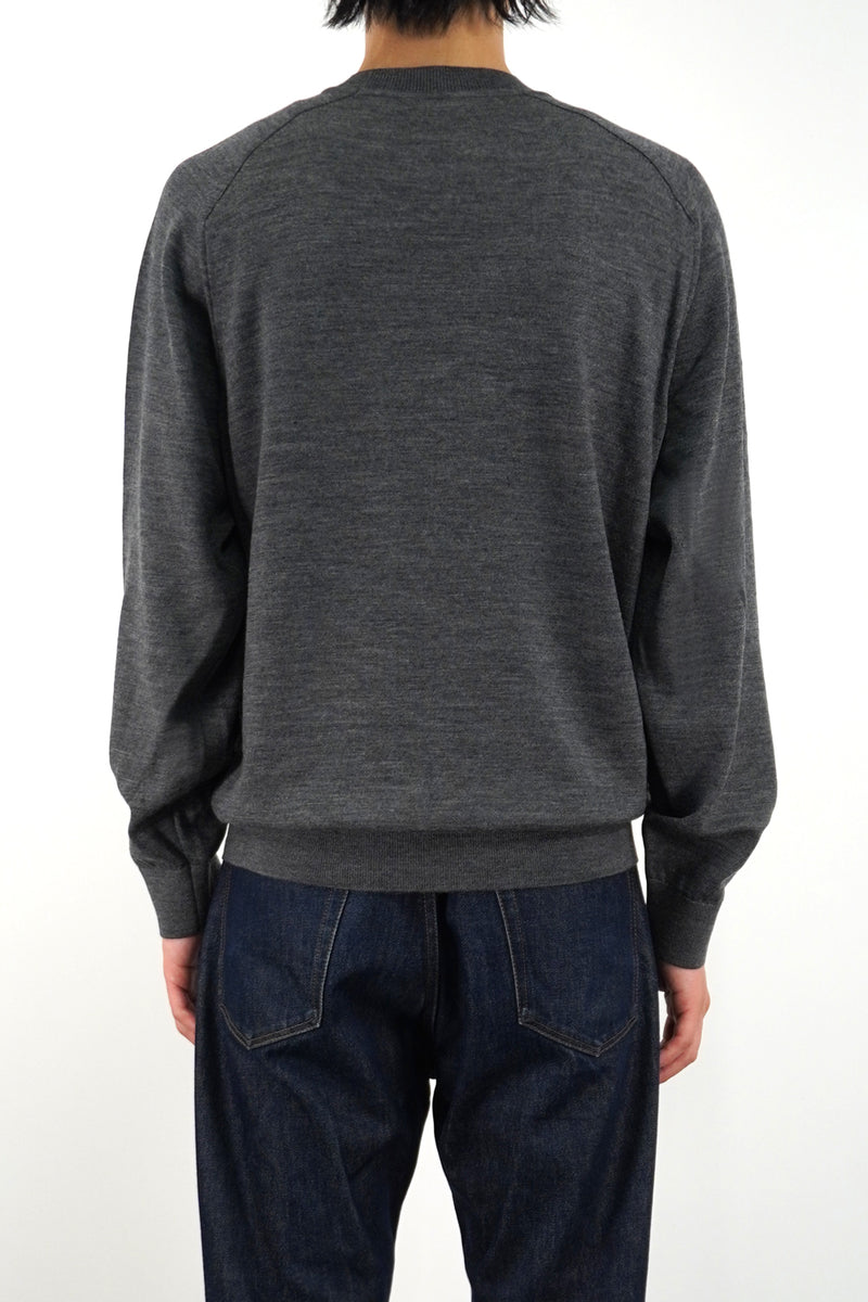 12GG CREW NECK PULLOVER (UM302-UPO12-GRY)