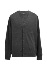 12GG V NECK CARDIGAN (UM302-UCD12-GRY)