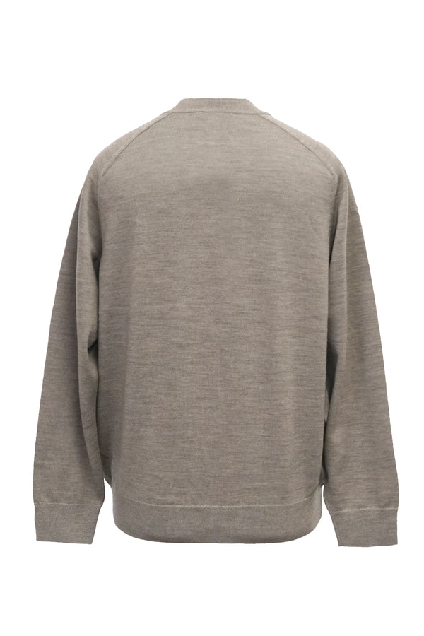 12GG CREW NECK PULLOVER (UM302-UPO12-MOCHA)