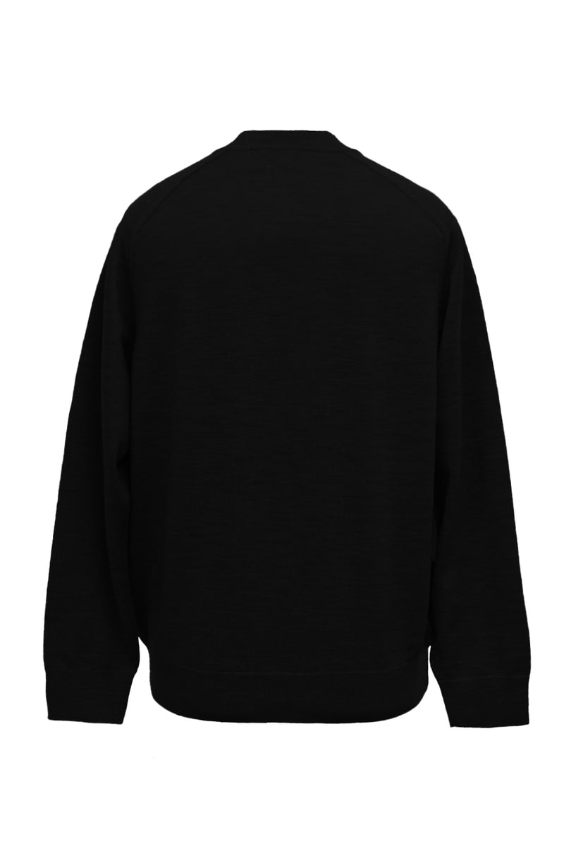 12GG CREW NECK PULLOVER (UM302-UPO12-BLK)