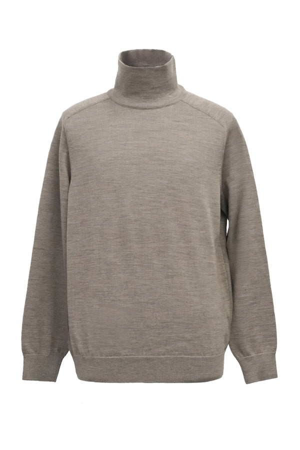 12GG HIGHNECK PULLOVER (UM302-UHN12-MOCHA)