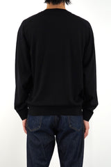 16GG CREW NECK PULLOVER (UM302-UPO16-BLK)