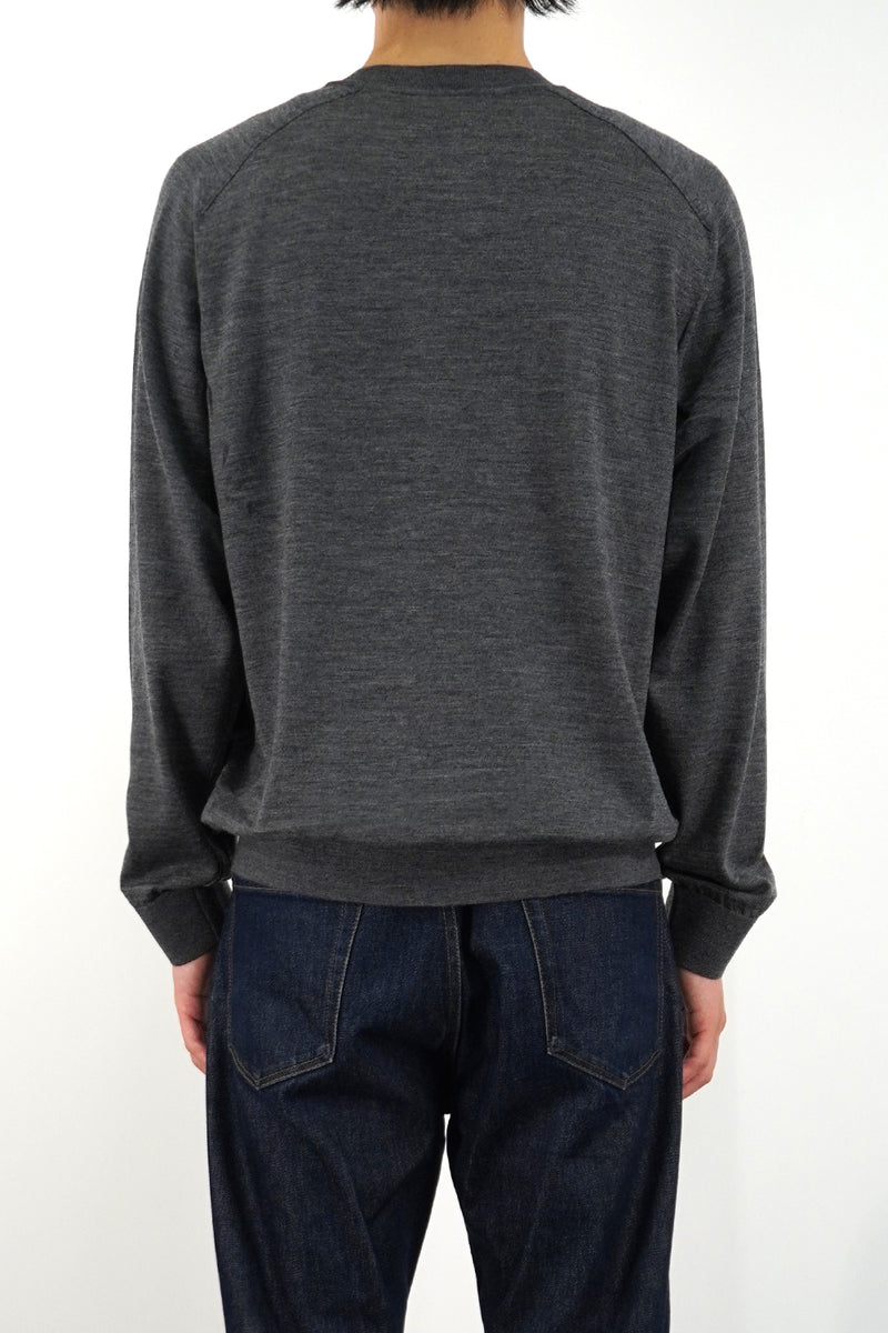 16GG CREW NECK PULLOVER (UM302-UPO16-GRY)