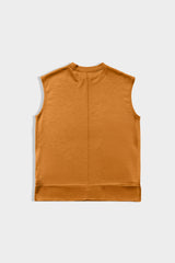 SLEEVELESS PULLOVER (WJ501-MCS05-09) / CAMEL