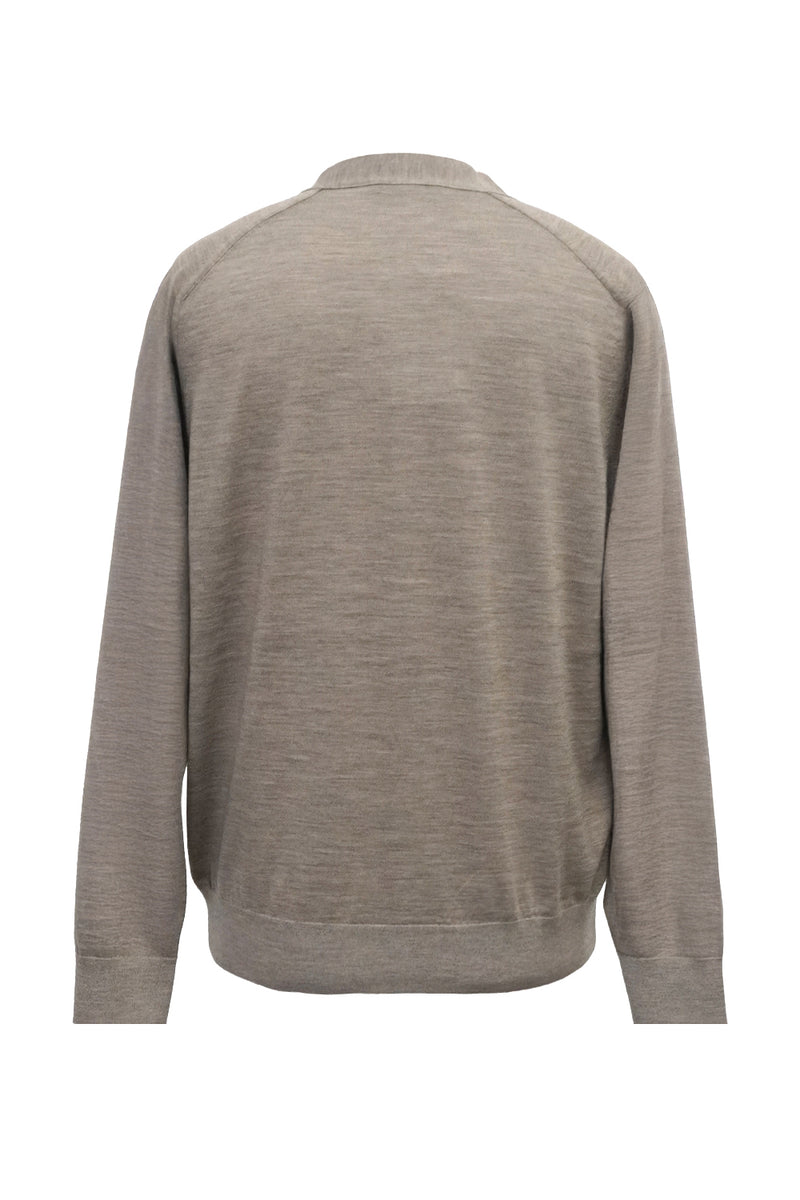 16GG V NECK CARDIGAN (UM302-UCD16-MOCHA)