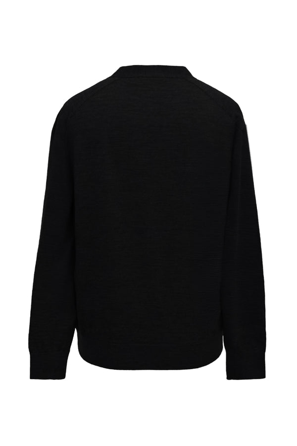 16GG V NECK CARDIGAN (UM302-UCD16-BLK)