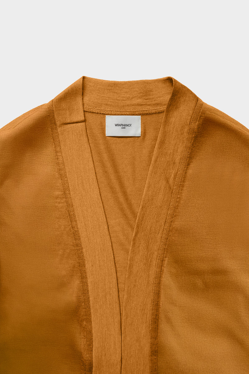 SHORT CARDIGAN (WJ501-MCS10-09) / CAMEL
