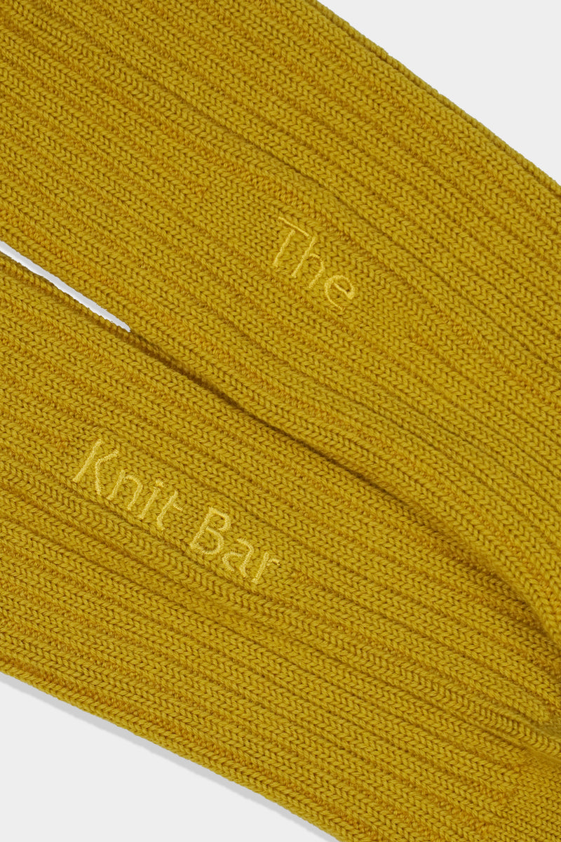 RIB SOX(TKB501-S001) / YELLOW