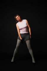 【サ専用 Pre-Order】Silk Cashmere Sleeve-less T-shirt (CZ126-LPO52) / L.Pink