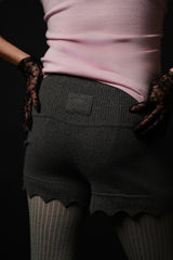 【サ専用 Pre-Order】Raced-Hem Short-Pants (CZ126-LPT11) / Grey