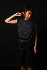 【サ専用 Pre-Order】Silk Cashmere Oversized Knit T-shirt (CZ126-MPO01) / Grege