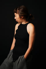 【サ専用 Pre-Order】American-Sleeve Body-Suit (CZ126-LPO53) / Black