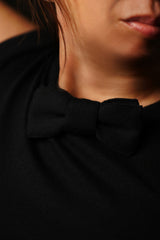 【サ専用 Pre-Order】Knit Bow Tie (CZ126-AC11) / Black