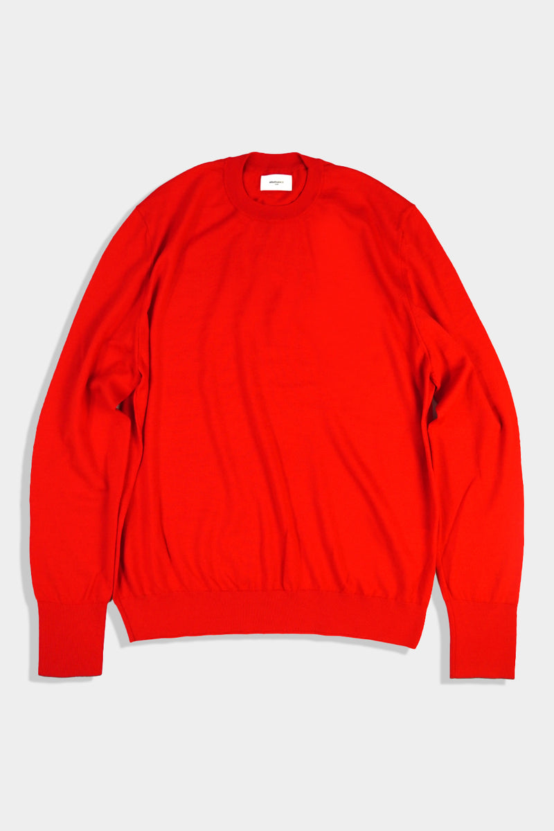 High-gauge Plain St Crewneck PO (WK324-MPO01-15)