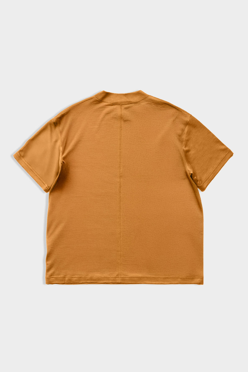 S/S WIDE FIT T-SHIRT (WJ501-MCS02-09) / CAMEL