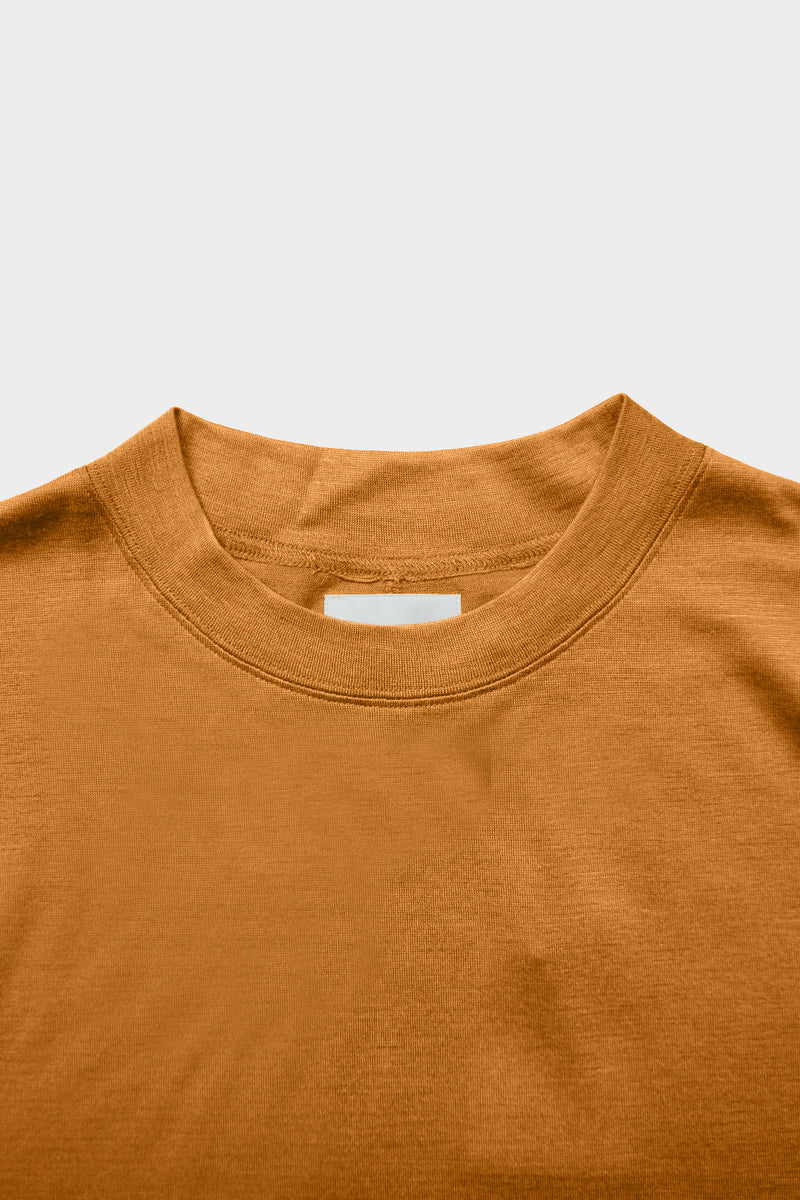 S/S WIDE FIT T-SHIRT (WJ501-MCS02-09) / CAMEL