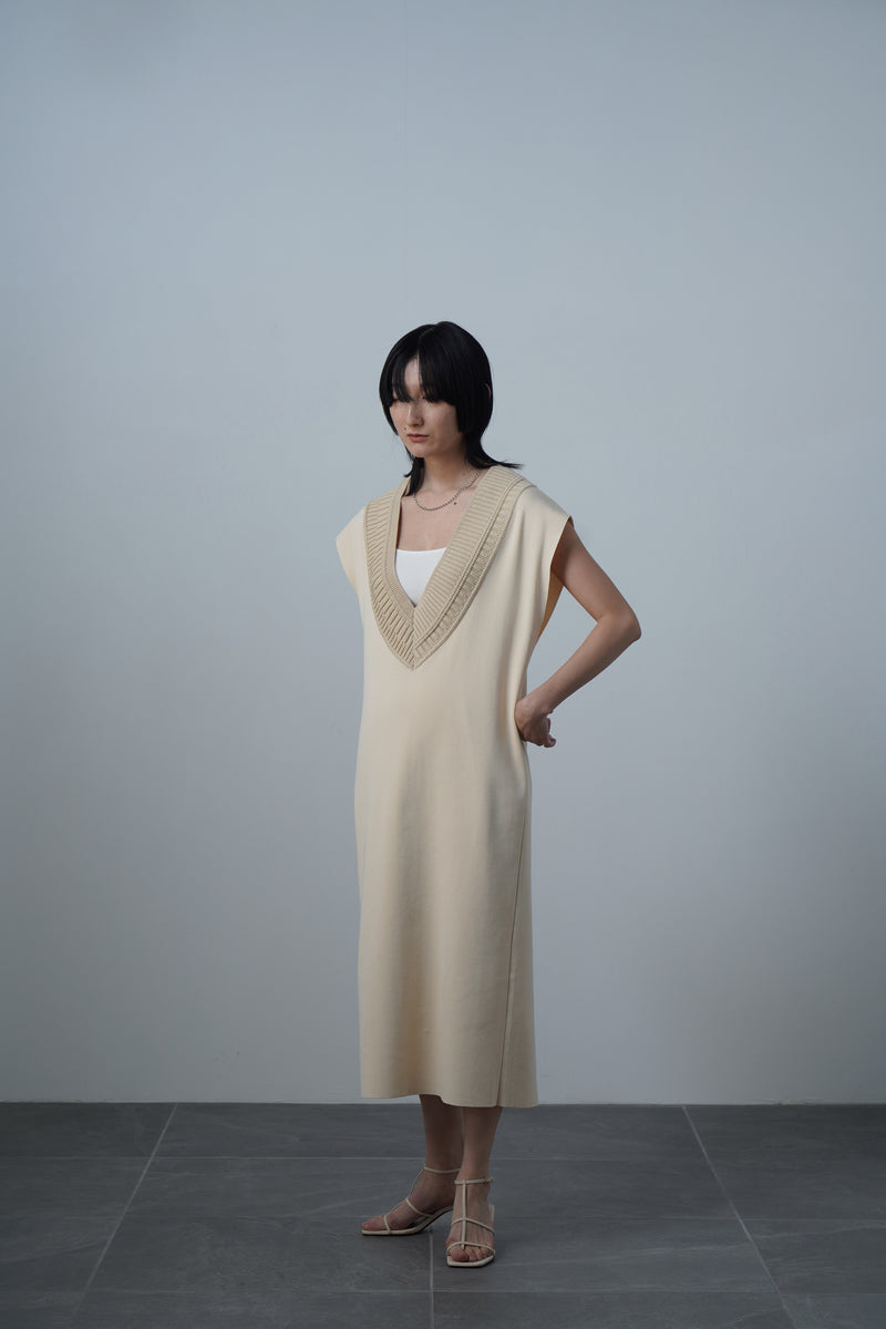 【Womens】 Hybrid I-Line Knit Dress (WK23S-LOP02)