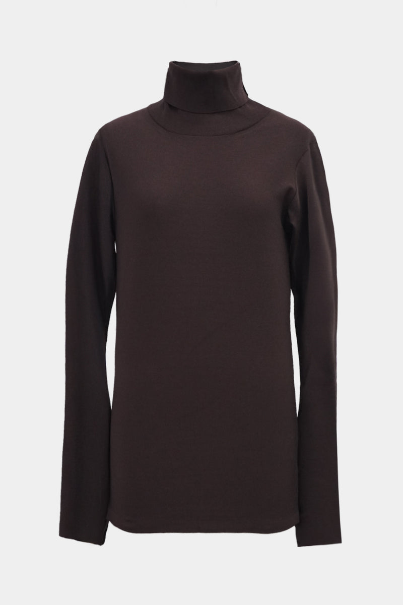 High-gauge High-neck Bell-sleeves PO (WK325-LPO01-BROWN)