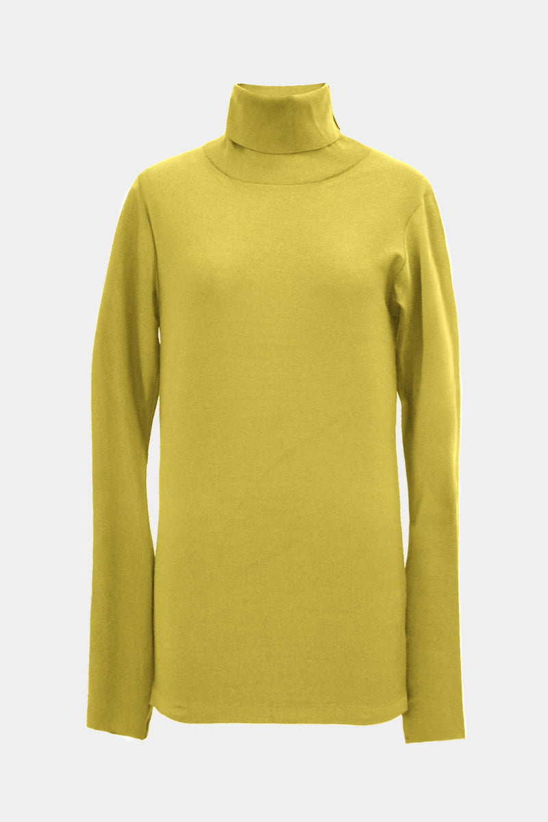 High-gauge High-neck Bell-sleeves PO (WK325-LPO01-YELLOW)