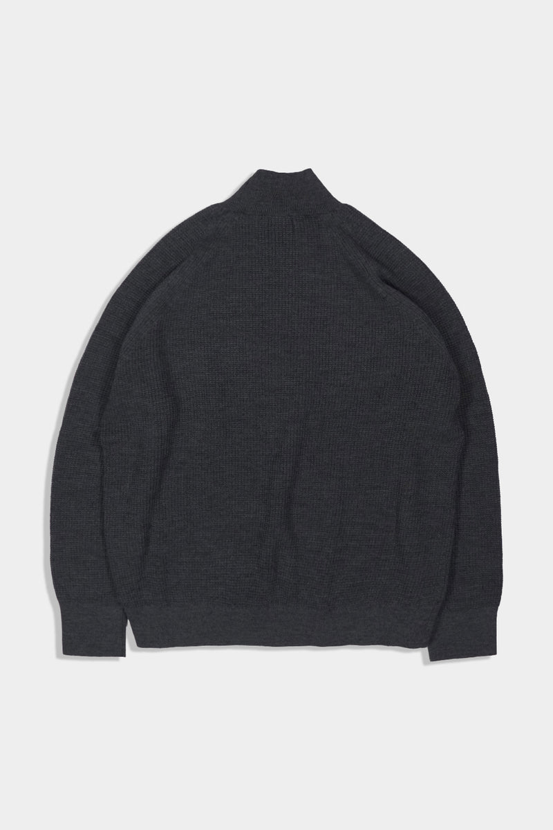 Middle-gauge Waffle Knit Turtleneck PO (WK324-MPO03-07)