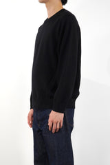 7GG CREW NECK PULLOVER (UM302-UPO07-BLK)