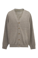 7GG V NECK CARDIGAN (UM302-UCD07-MOCHA)