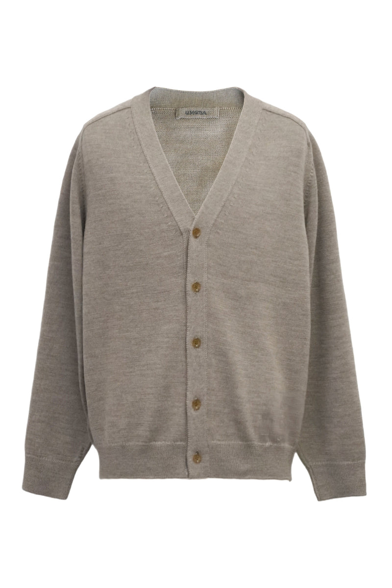 7GG V NECK CARDIGAN (UM302-UCD07-MOCHA)