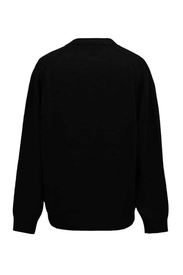 7GG V NECK CARDIGAN (UM302-UCD07-BLK)