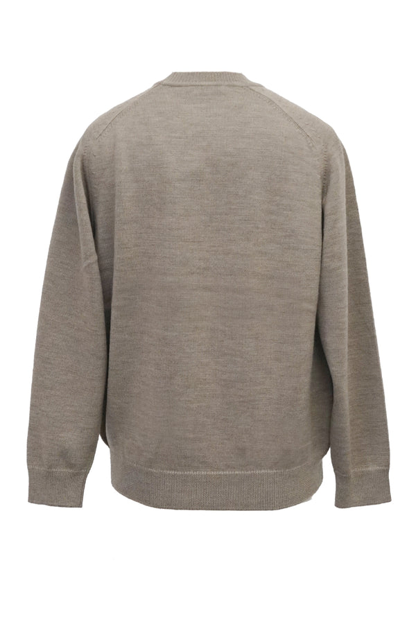 7GG CREW NECK PULLOVER (UM302-UPO07-MOCHA)