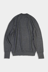 High-gauge Plain St Crewneck PO (WK324-MPO01-07)