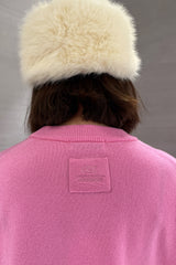 Unisex Cashmere Crew Neck Knit (CZ325-LPO49) / L / PINK