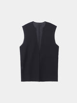 Dry Sheer Milano Knit vest (WK126-LVE03) / Black