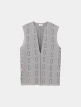 Dry Sheer Milano Knit vest (WK126-LVE03) / L/Beige