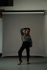 Cashmere Nordic Knit Pullover (CZ325-LPO47) / Gray